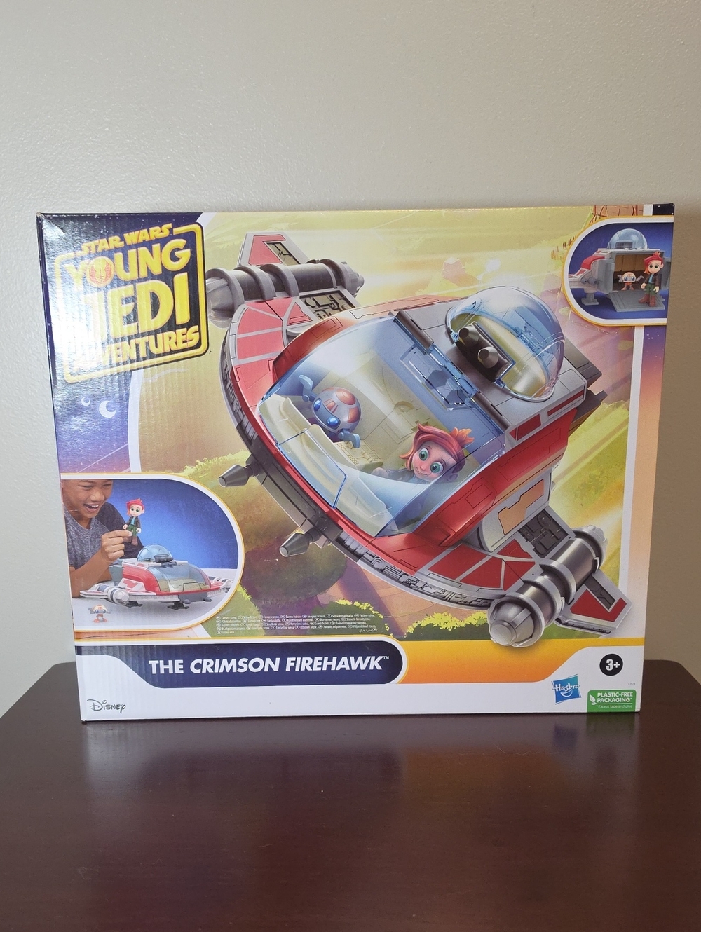 Hasbro Star Wars Young Jedi Adventures Crimson Firehawk - Red, Blue, White
